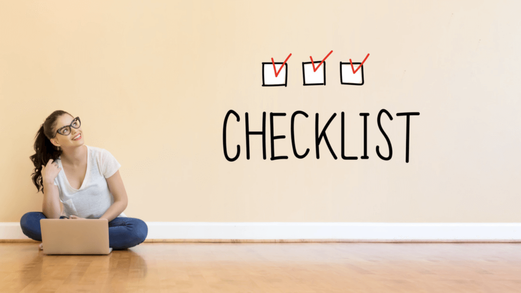 Checklist for coaching business