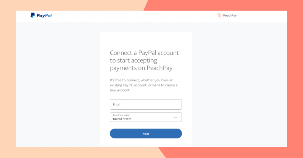 Login to PayPal account